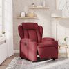 vidaXL Relaxsessel Elektrisch Weinrot Stoff