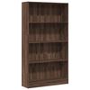 vidaXL B&uuml;cherregal Braun Eichen-Optik 80x24x143 cm Holzwerkstoff
