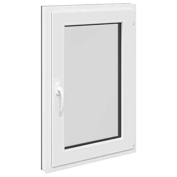 vidaXL Kellerfenster RISOR 60x90 cm Dreh Kipp DIN Links Anthrazit