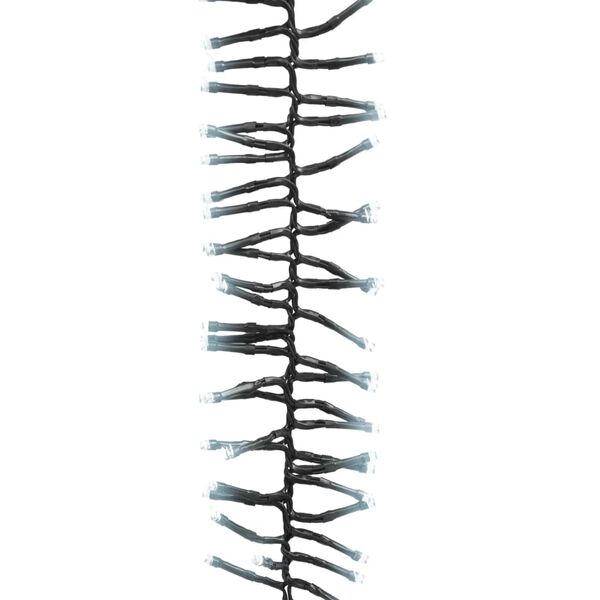 vidaXL LED-Lichterkette mit 400 LEDs Kaltwei&szlig; 7,4 m PVC