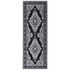 vidaXL Teppichl&auml;ufer BCF Schwarz 60x150 cm