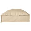 vidaXL Kissen Beige 100 x 40 x 8 cm Oxford-Stoff