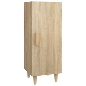 vidaXL Sideboard Sonoma-Eiche 34,5x34x90 cm Holzwerkstoff
