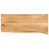 vidaXL Tischplatte mit Baumkante 80x40x3,8 cm Massivholz Mango
