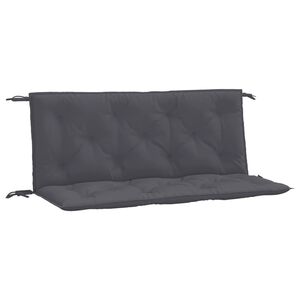 vidaXL Gartenbank-Auflagen 2 Stk. Anthrazit 120x50x7 cm Oxford-Gewebe