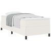 vidaXL Boxspringbett Creme 90 x 190 cm Cordstoff
