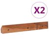 vidaXL Wand-TV-Schrank 90x30x30 cm Teak Massivholz