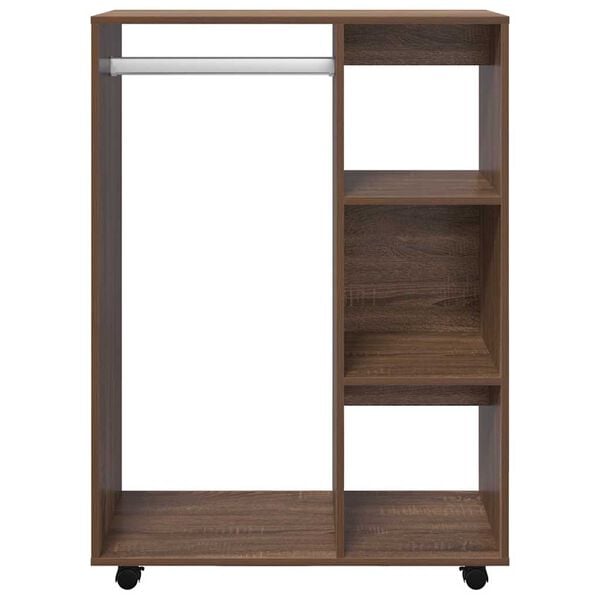 vidaXL Kleiderschrank Braun Eichen-Optik 80x40x110 cm Holzwerkstoff