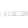 vidaXL Outdoor-Hundezwinger Verzinkter Stahl 26,62 m&sup2;