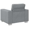vidaXL Sofa Hellgrau Gesamtabmessungen: 100 x 80 x 82 cm (B x T x H)