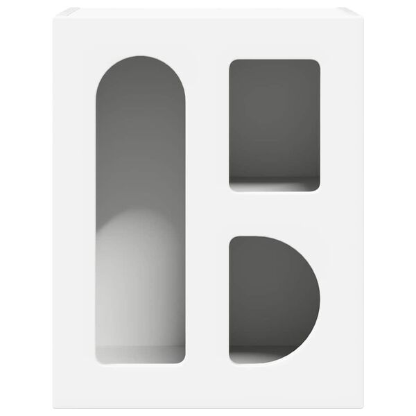 vidaXL Nachttisch Wei&szlig; 40 x 35 x 50 cm Holzwerkstoff