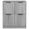 vidaXL Sideboards 2 Stk. Grau Sonoma 60x30x70 cm Holzwerkstoff