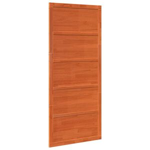 vidaXL Scheunent&uuml;r 100 x 2,5 x 208 cm Massives Kiefernholz Wachsbraun