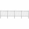 vidaXL Gartenzaun | Stahl | Robust | Modern