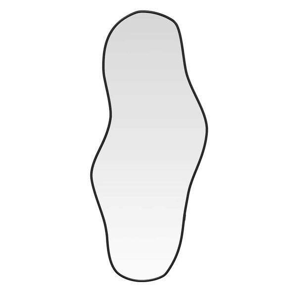 vidaXL Wandspiegel Schwarz 100x45 cm