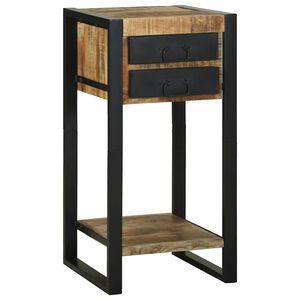 vidaXL Beistelltisch Braun 40 x 40 x 80 cm Massivholz Mango