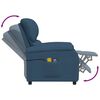 vidaXL Massagesessel mit Aufstehhilfe Blau Stoff