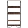 vidaXL Kleiderst&auml;nder Braun Eichen-Optik 90x50x180 cm Holzwerkstoff
