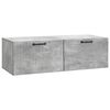 vidaXL Wandmontierter TV-Schrank Betongrau 98 x 41 x 30 cm