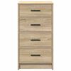 vidaXL Sideboard Sonoma-Eiche 40 x 41 x 75 cm Holzwerkstoff