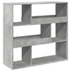 vidaXL B&uuml;cherregal/Raumteiler Betongrau 100x33x94,5 cm