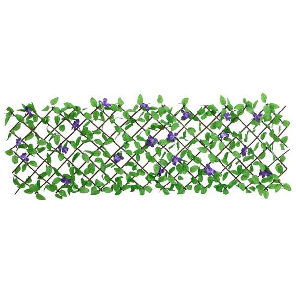 vidaXL Rankgitter mit Künstlichem Efeu Erweiterbar Grün 180x70 cm