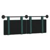 vidaXL H&auml;ngevorderseite Wandmontiert Dunkelgr&uuml;n 130 x 55 x 5 cm Stoff