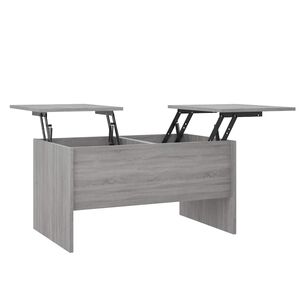 vidaXL Couchtisch Grau Sonoma 80x50x42,5 cm Holzwerkstoff