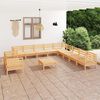 vidaXL 12-tlg. Garten-Lounge-Set Massivholz Kiefer