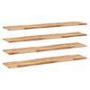 vidaXL Schweberegale 4 Stk. 120x30x2 cm Massivholz Akazie &Ouml;lbehandelt
