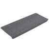 vidaXL Stufenmatten Selbstklebend 30 Stk. Grau 65x24,5x3,5 cm