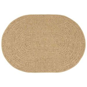 vidaXL Teppich ZIZUR Braun 170 x 120 cm Polypropylen