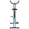 vidaXL Heimtrainer X-Bike Gurtwiderstand Blau