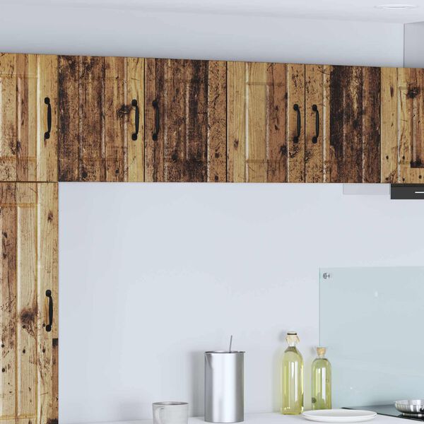vidaXL K&uuml;chenwandschrank mit T&uuml;r Altholz 60 x 31 x 40 cm Holzwerkstoff