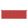 vidaXL Gartenbank-Auflage Rot 150x50x3 cm Oxford-Gewebe
