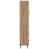 vidaXL Highboard Artisan-Eiche 34,5 x 34 x 180 cm Holzwerkstoff