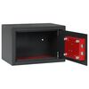 vidaXL Safe Box mit Schloss Dunkelgrau 31 x 20 x 20 cm Stahl