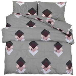 vidaXL Bettw&auml;sche-Set Mehrfarbig 135x200 cm Baumwolle