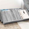 vidaXL Magazinregal Graues Sonoma 90 x 53 x 28,5 cm Holzwerkstoff