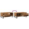 vidaXL Couchtisch Altholz-Optik 90x50x36,5 cm Holzwerkstoff