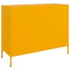 vidaXL Sideboard Senfgelb 100,5x39x79 cm Stahl