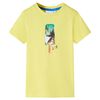 Kinder-T-Shirt Gelb 116