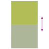 vidaXL Verdunkelungsrollo Gr&uuml;n 130x210cm Stoffbreite 126,6cm Polyester