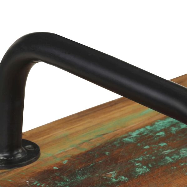 vidaXL Sitzbank 110 cm Altholz Massiv