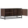 vidaXL TV-Schrank Eichen-Optik 80x34,5x40 cm Holzwerkstoff und Metall