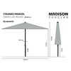 Madison Sonnenschirm Timor Luxe 400 cm Grau PAC8P014