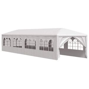 vidaXL Gartenzelt 3x12 m Wei&szlig;