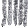 vidaXL Insektenschutz-Vorhang Weiß und Grau 118x220 cm Chenille