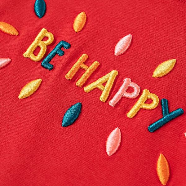 Kinder-Langarmshirt Rot 116