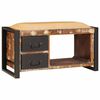 vidaXL Sitzbank mit Stauraum Mehrfarbig 80 x 35 x 40 cm